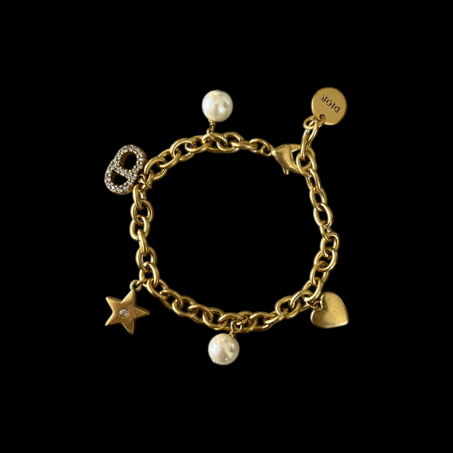 Pulsera CD con colgantes