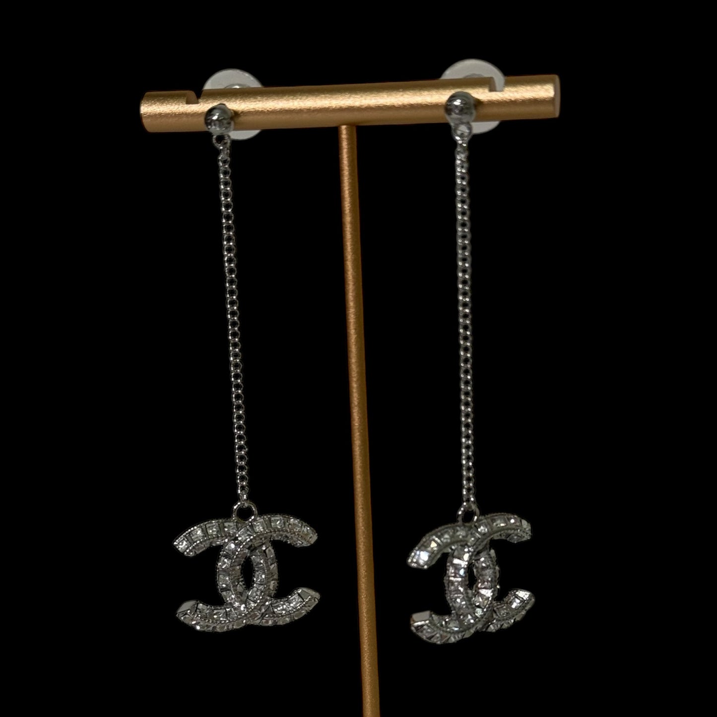 Aretes Chanel largos