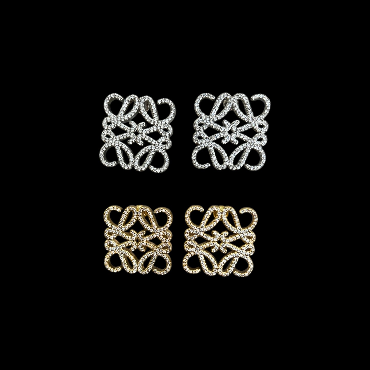 Aretes Loewe cristales grandes