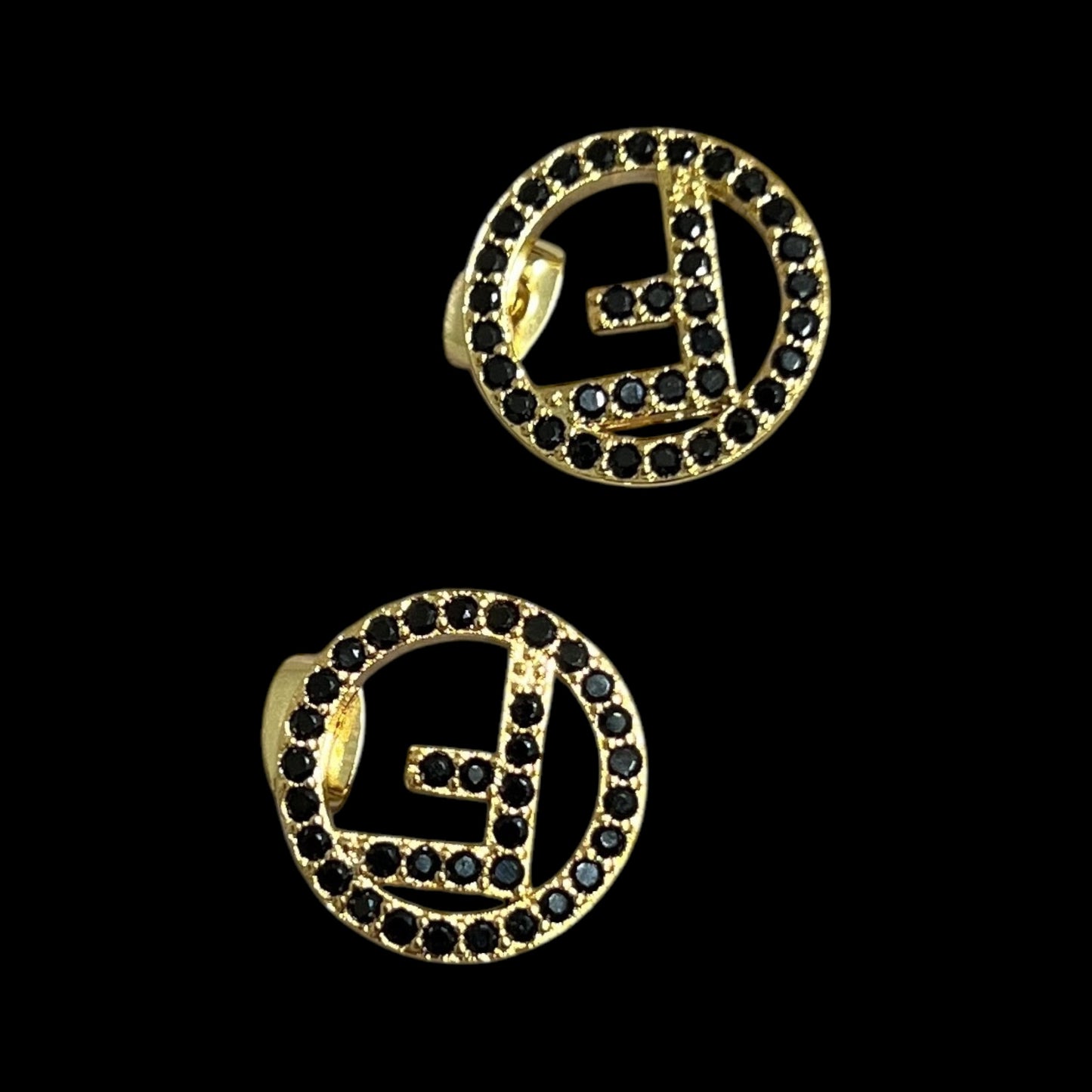 Aretes Fendi cristales