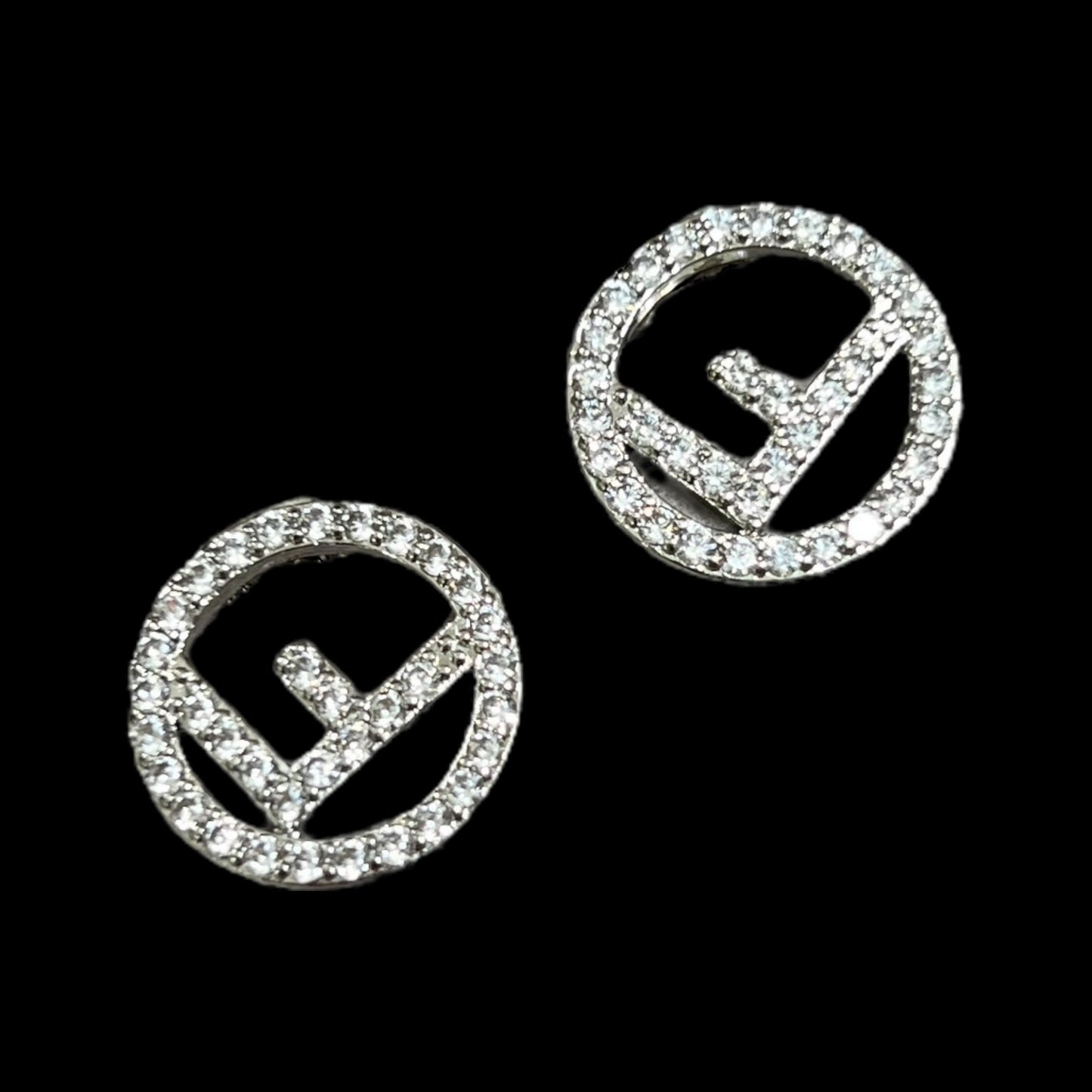 Aretes Fendi cristales