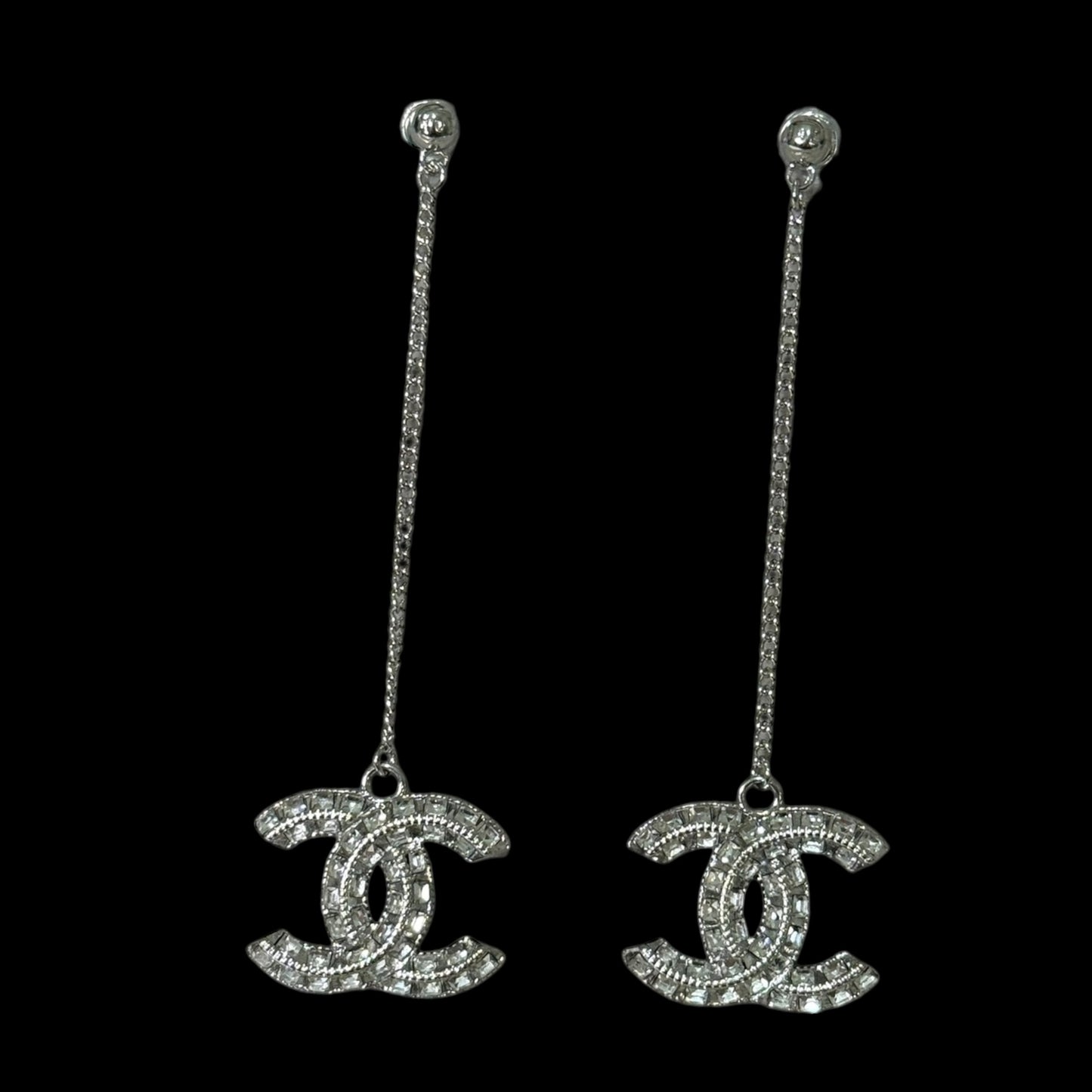 Aretes Chanel largos