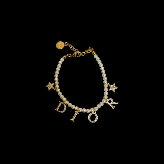 Pulsera Dior perlas