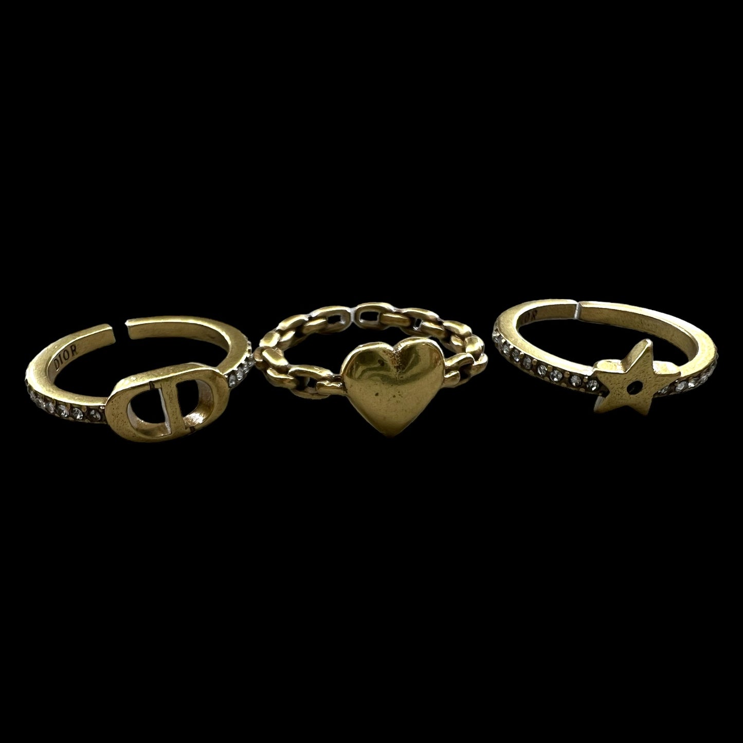 Set de tres anillos