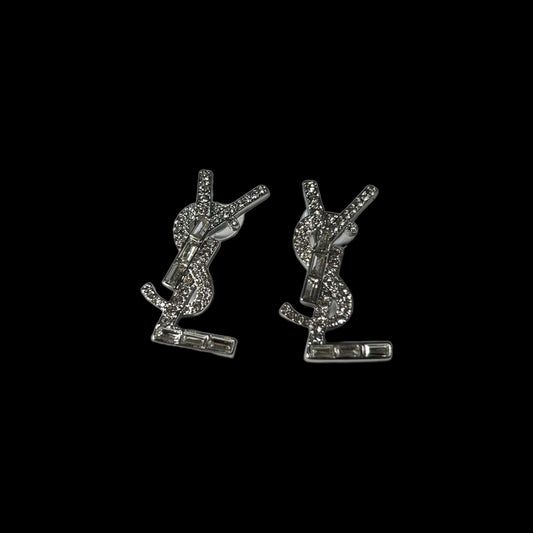 Aretes YSL de cristales