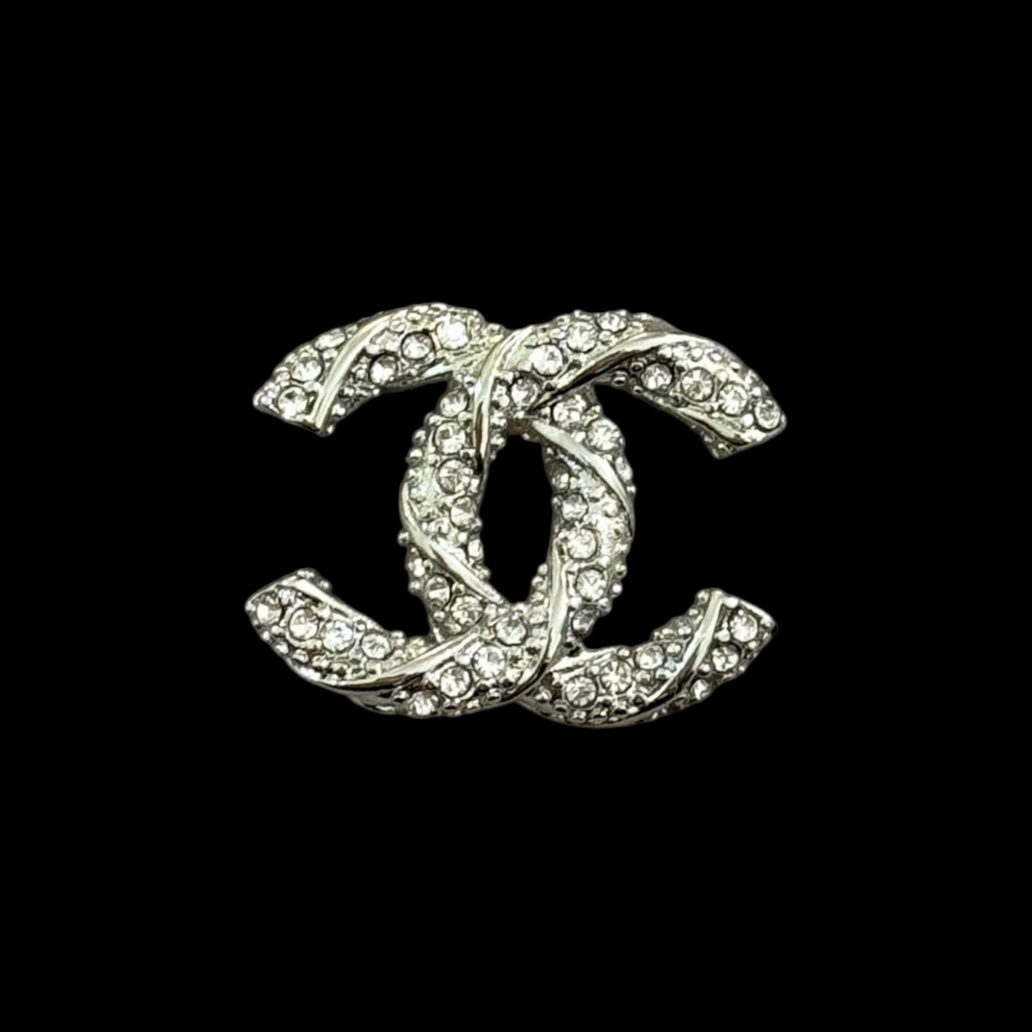 Aretes Chanel cristales pequeños