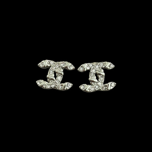 Aretes Chanel plata