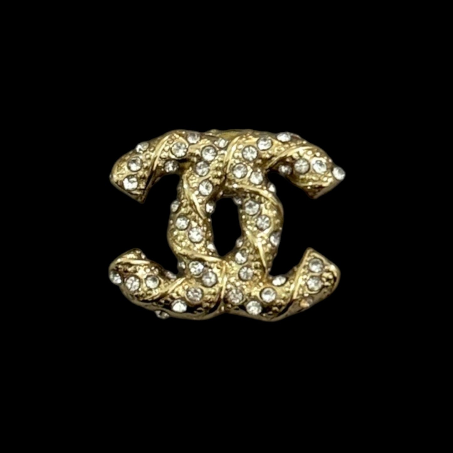 Aretes Chanel cristales pequeños
