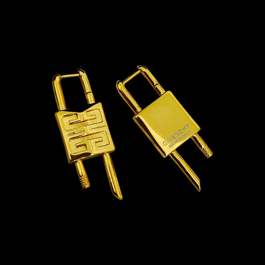 Aretes Givenchy candado