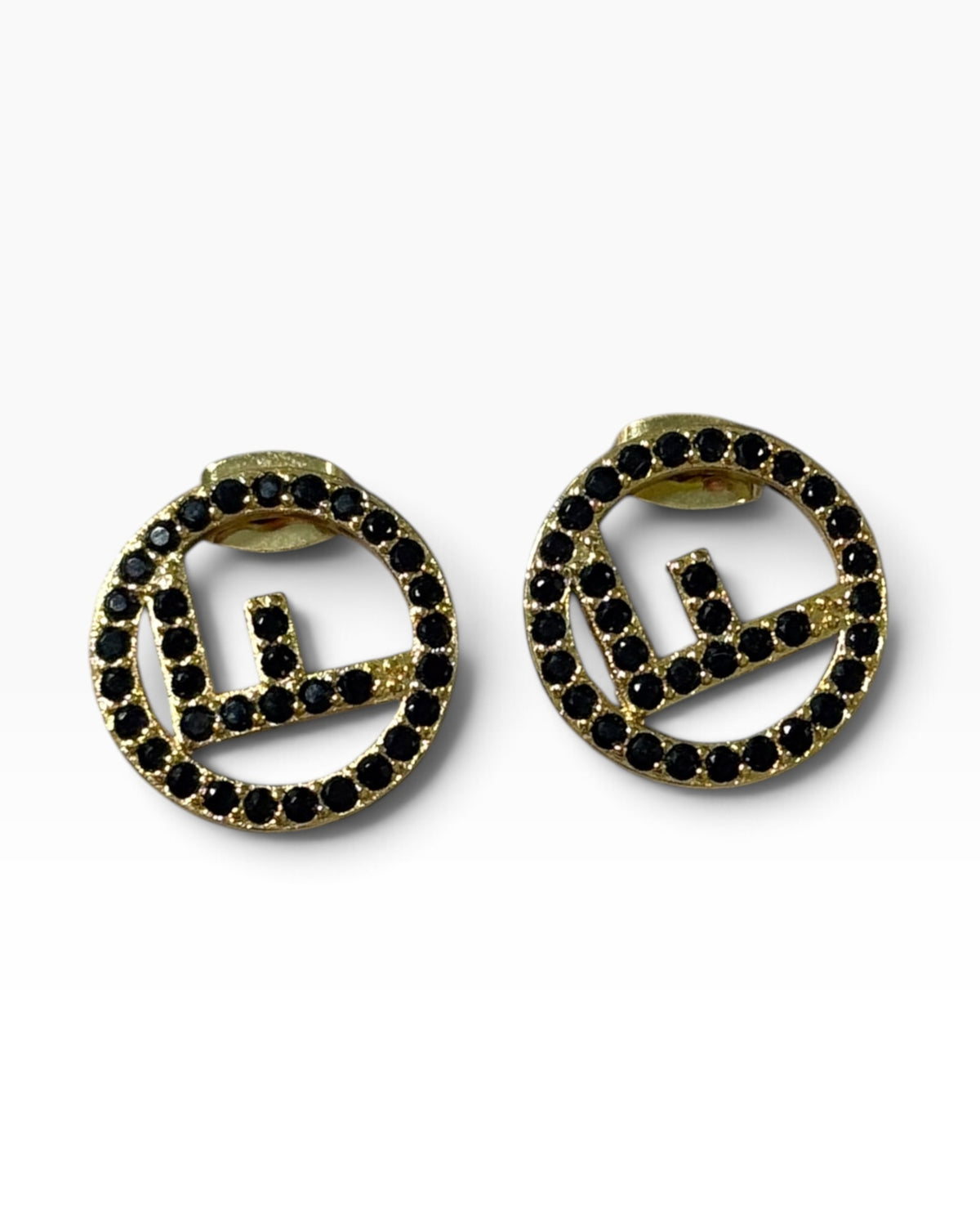 Aretes Fendi cristales